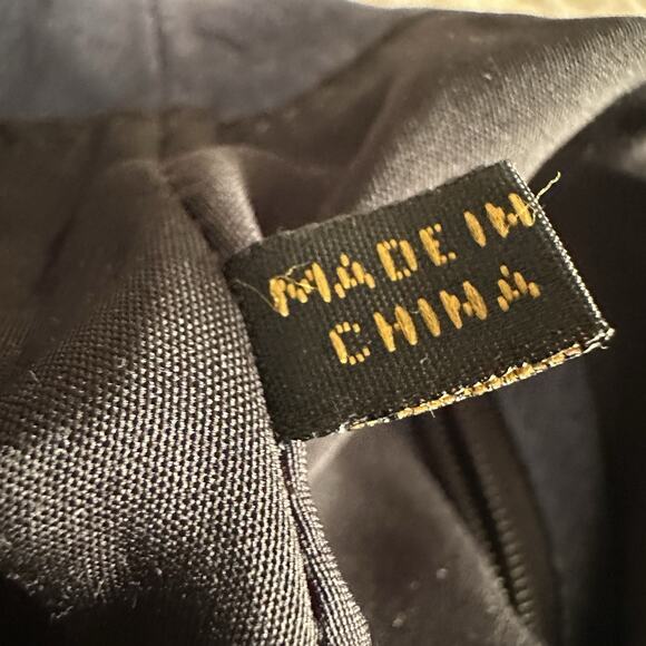 Vintage Alfani Leather Croc Embossed Blue 100% Leather suede lined Bag y2k retro - Picture 7 of 16